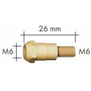 Contact tip holder for MB24/240 M6, Binzel