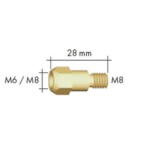 Contact tip holder for MB36 M6, Binzel