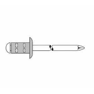 PolyGrip Blind Rivets Alu/Steel Dome Head 4 x10mm, 1000pc, Gesipa