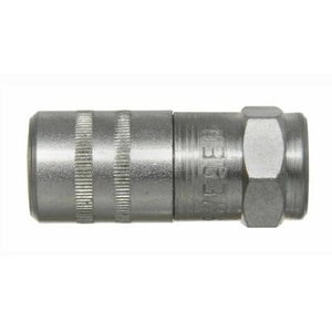 Grease nozzle with non return valve G1/8&rdquo; (f) &Oslash;15 mm 4 jaws 