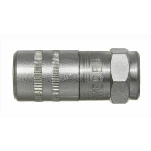 Grease nozzle with non return valve G1/8” (f) Ø15 mm 4 jaws, Orion