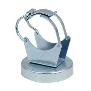 Magnetic holder for grease guns
