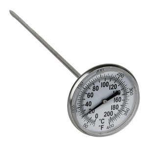 Thermometer, 0-220°C/0-400°F 