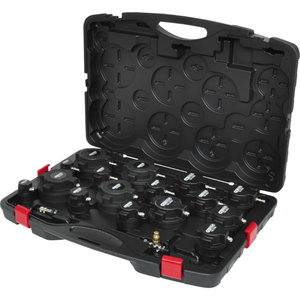 Turbo system pressure tester kit with stepped adaptor, Kstools