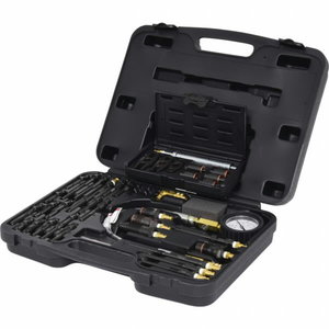 Compression test set for diesel engines, 0-70 bar, 36pc, KS Tools