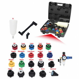 MASTER Oil fill funnel set with turnable arm, 24 pcs, KS Tools