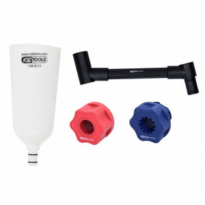 Oil fill funnel set with turnable arm for VAG, 4 pcs, KS Tools