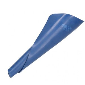 Flexible funnel with aluminium body