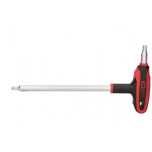 T-handle Torx key wrench, ball end, T50
