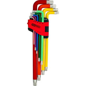 Spline key wrench set, XL, 9 pcs, KS Tools