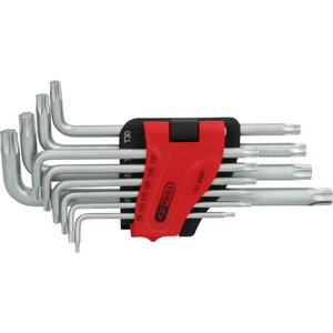 L- raktų komplektas TORX ,T8-T50, 10vnt, ilgi 