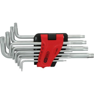 Torx key wrench set, long, 10 pcs 