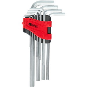 Hexagon key wrench set, long, 10 pcs 
