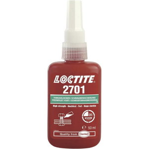 Sriegių fiksavimo klijai  (stiprūs, 38Nm) LOCTITE 2701 50ml