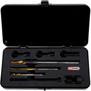 Uni glow plug drilling kit, 8pcs, M8