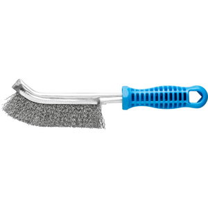 Hand brush HBG 10 Inox 1 row with plastic handle 265mm 0,3mm, Pferd