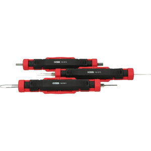Universal cable unlocking tool set, 3 pcs., Kstools