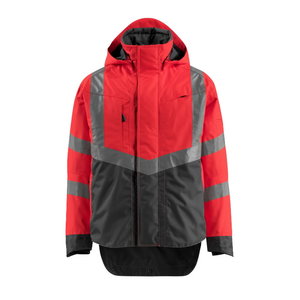 Harlow Outer Shell Jacket High Visibilty red/dark anthrac 2XL, Mascot