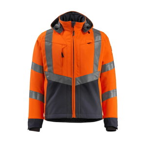 Jaka Blackpool SOFTSHELL, oranža/tumši zila, MASCOT