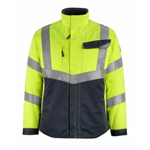 Hi-vis jaka Oxford, dzeltena/tumši zila, 2XL, Mascot