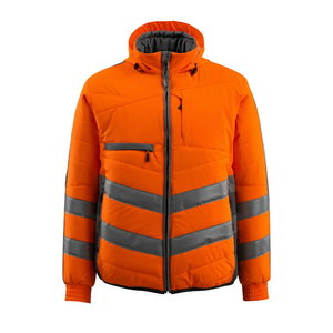 Hi. vis winterjacket Dartford, orange/grey M, Mascot