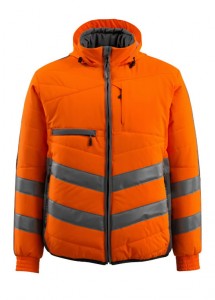 Hi. vis winterjacket Dartford, orange/grey, Mascot