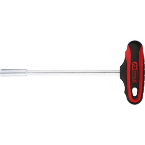 Raktas T- formos su šešiakampe galvute SW 
10mm, ERGO+, KS Tools