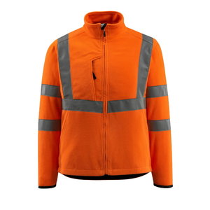 High-Visibility fleece Mildural orange 2XL, Mascot