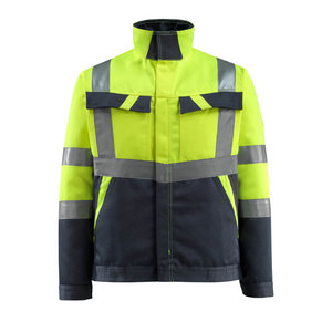 Hi.vis. jacket Forster yellow/navy S S, Mascot