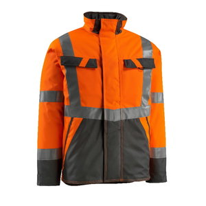 Pilot jacket Penrith, HiViz orange/dark anthrasite M, Mascot
