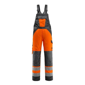 Hi.vis. bib-trousers Gosford Orange/Dark anthracite 82C66, Mascot
