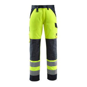 Hi.vis. trousers Maitland yellow/navy 82C52 82C52, Mascot