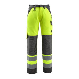 Hi-vis bikses Maitland, dzeltenas/tumši pelēkas, 76C46, Mascot