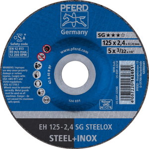 Disks SG Steelox 125x2,4mm EH