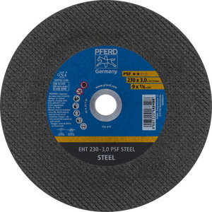 Режущий диск по металлу 230x3,0x22 A24P PS-F, PFERD
