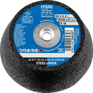 CUP Griezējdisks SG Steelox 125x51/M14, Pferd