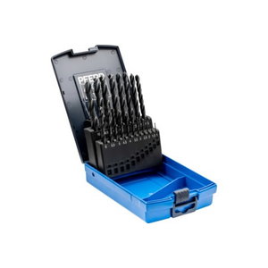 Spiral drill set 19-piece  Ø1-10mm HSSE Co5 DIN338 Steel