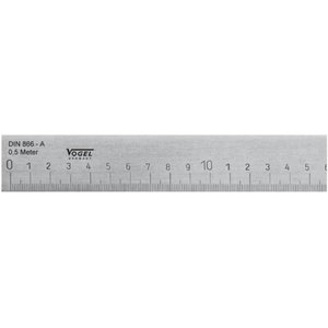 Liniuotė  1000x40x8 mm, DIN 866/A, Vögel