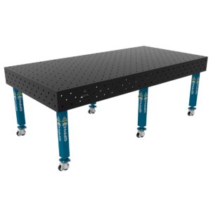 Welding table Plus 2400x1200mm (wheels), 3000kg, holes 16mm