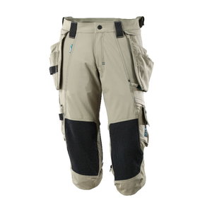 ¾ ilgio kelnės, su kišenėmis-dėklais Advanced, šv. chaki C52, Mascot