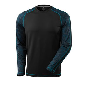 T-Shirt Advanced, T-shirt long-sleeved, black 2XL, Mascot