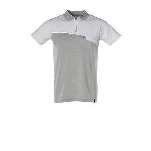 Advanced Polo Shirt grey flecked/white 3XL, Mascot