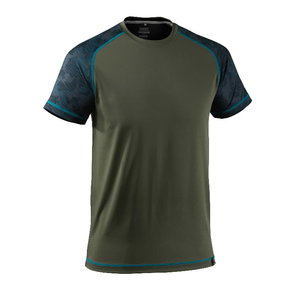 Marškinėliai Advanced samanų žalia/mėlyna L, Mascot
