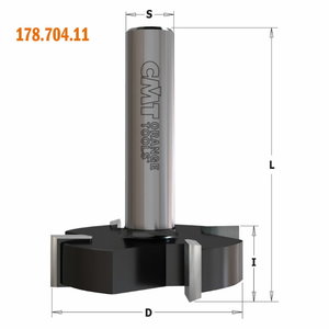 Spoilboard surfacing cutter HW RH D=50,8 I=12,7 L=63,5 S=12 Z4