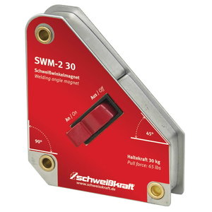 Switchable welding angle magnet SWM-2 30  (110 x 95 mm), Schweisskraft