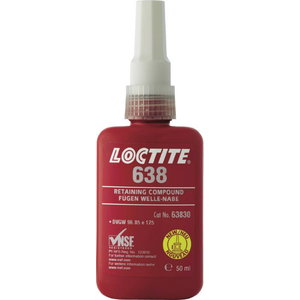 Retaining compound parts up to 0,25mm  638 50ml, Loctite