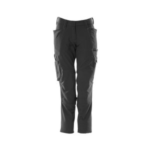 Trousers kneepad pockets ACCELERATE full strets, women, blac, Mascot
