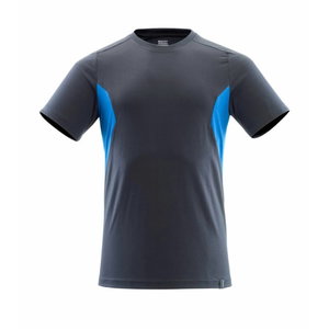 T-Shirt Accelerate, dark navy/azur blue 2XL, Mascot