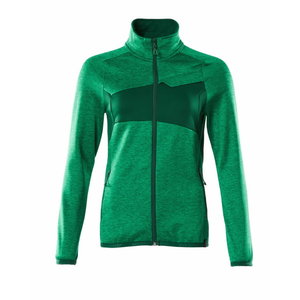 Fleece jumper with zipper Accelerate ladies, light green/gre 2XL, Mascot