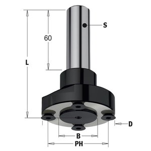 Laikiklis pjovimo disko S=20 D=30 L=97,5  RH-LH 